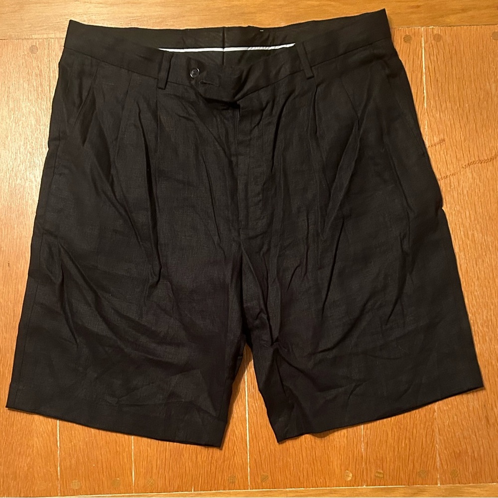 Men’s Paul Frederick Linen Shorts Size 38